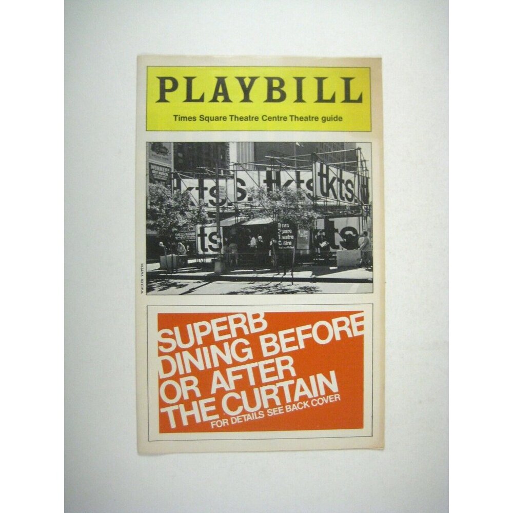 Playbill Times Square Ticket Centre Theatre Guide Dining Map Broadway New York